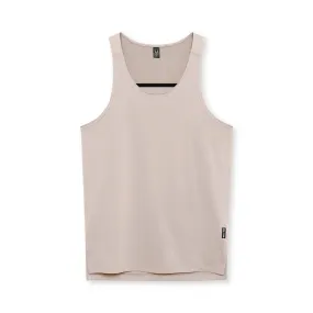 0728. Core Mesh Back Extended Tank - Chai