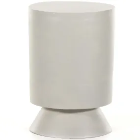 Antonella End Table, Matte White