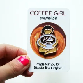 Coffee Girl | Enamel Pin