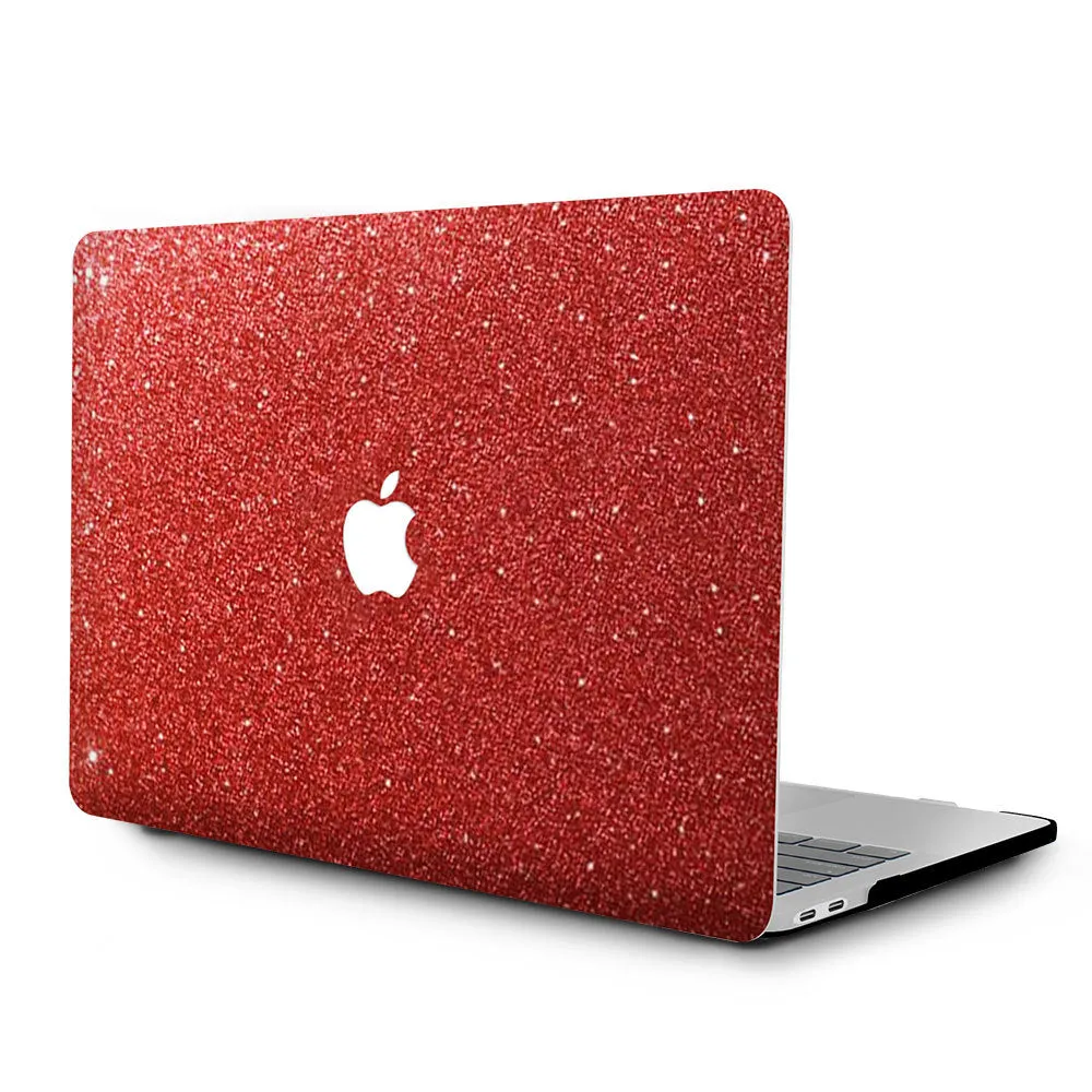 Macbook Case - Red Glitter