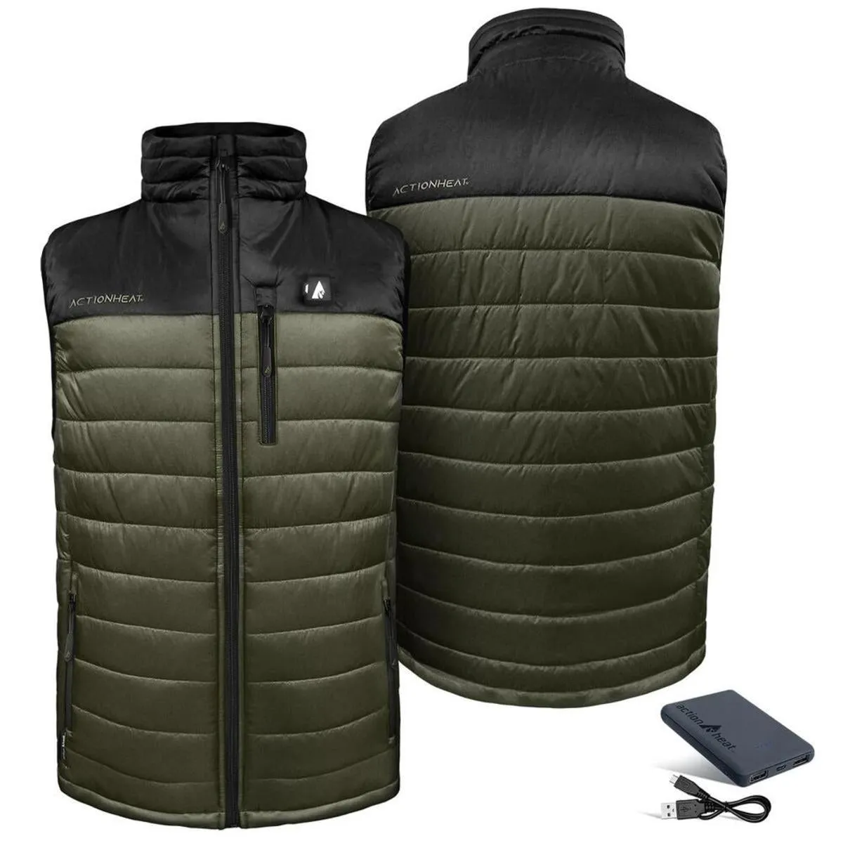 Open Box ActionHeat 5V Men's Pocono Insulated Puffer Heated Vest