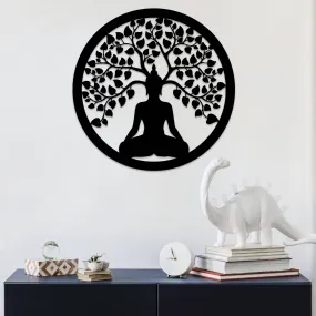 Tree of Life Buddha - Metal Wall Art