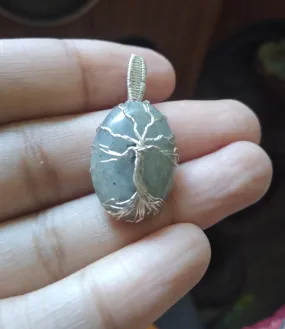 WIRE WRAPPED LABRADORITE TREE OF LIFE